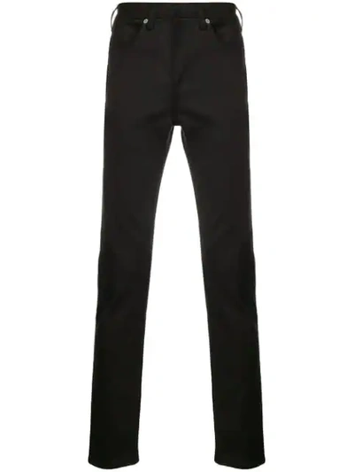 Shop Neil Barrett Skinny Trousers In Black