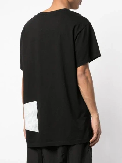 Shop Yohji Yamamoto 'kanti' T-shirt Mit Print - Schwarz In Black