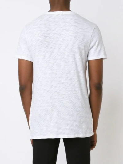 Atm Anthony Thomas Melillo Slub Jersey Crewneck T-shirt In White