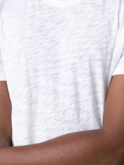 Atm Anthony Thomas Melillo Slub Jersey Crewneck T-shirt In White