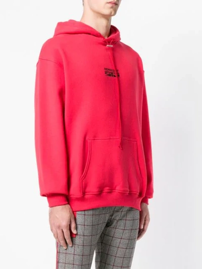 Shop Represent Logo Hoodie In Red