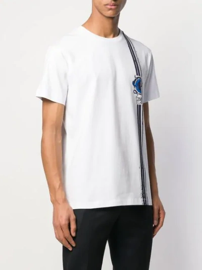 Shop Cavalli Class Logo Print T-shirt In White