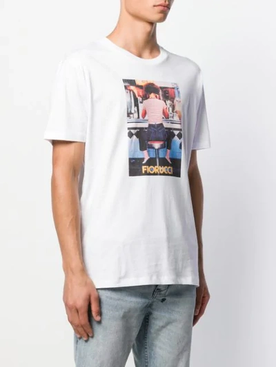 Shop Fiorucci T-shirt Mit Foto-print In White