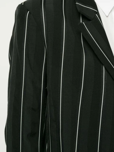 Shop Haider Ackermann Classic Pinstriped Blazer In Black