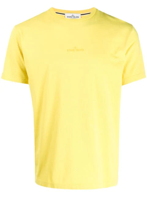 Stone Island T-shirt Mit Logo - Gelb In Yellow | ModeSens