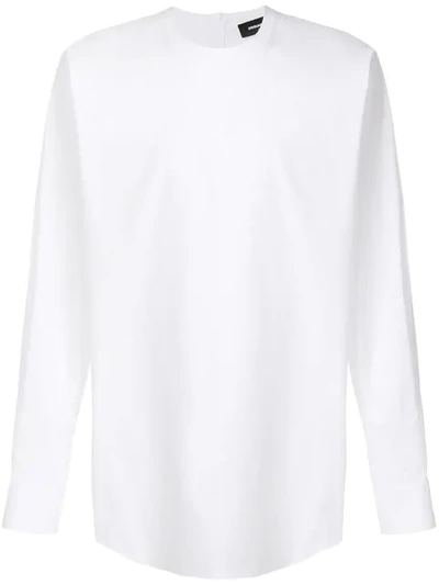 Shop Dsquared2 Logo Printed Top In White