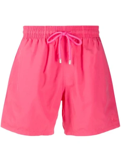 Shop Vilebrequin Drawstring Swim Shorts In Pink