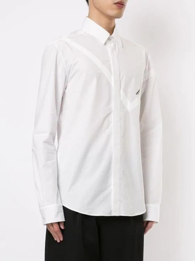Shop Yoshiokubo Casual Shirt In White