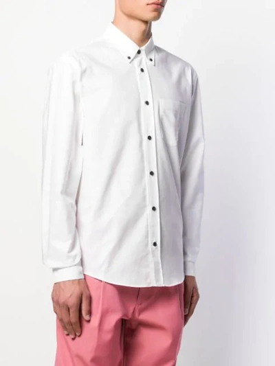 Shop Acne Studios Button-down Collar Shirt In White