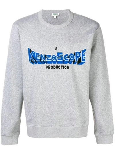 Shop Kenzo Scope Sweatshirt - Grey