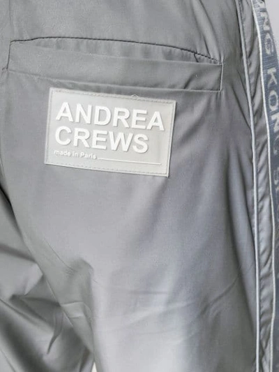 Shop Andrea Crews Pinbot Joggers In Grey