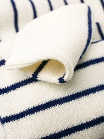 Shop Apc Gaspard Striped Sweater In White