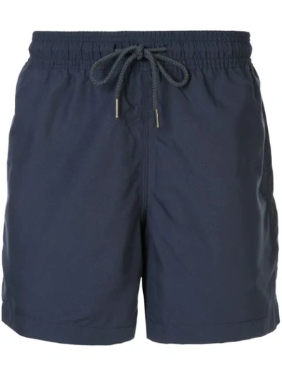 Shop Venroy Elasticated Waist Swim Shorts In Blue
