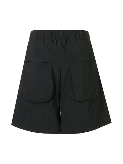 Shop Andrea Ya'aqov Plain Swim Shorts In Black