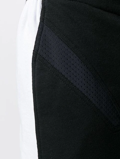 Shop Amen Panelled Track Pants In Black