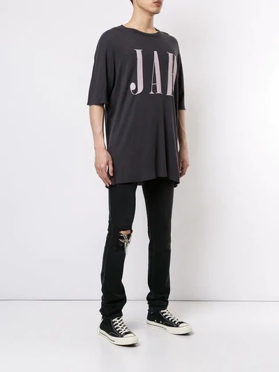 Shop Alchemist 'jah' T-shirt - Grau In Grey