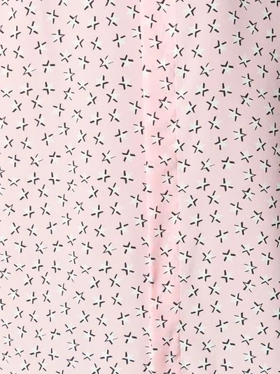 Shop Saint Laurent Star Print Shirt In Pink