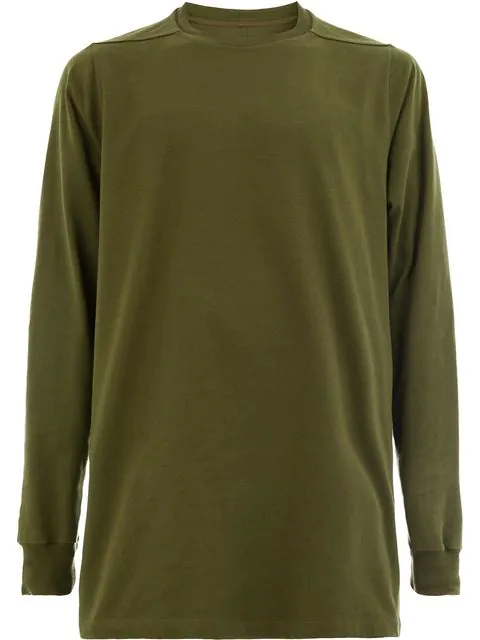 oversized green sweatshirt