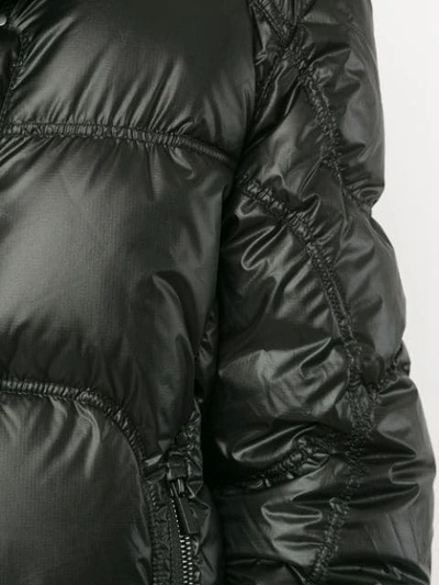 Shop Kru Reversible Padded Jacket In Metallic