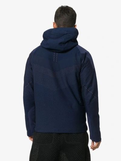 Shop Kjus Freelite Zipped Hooded Jacket In Blue