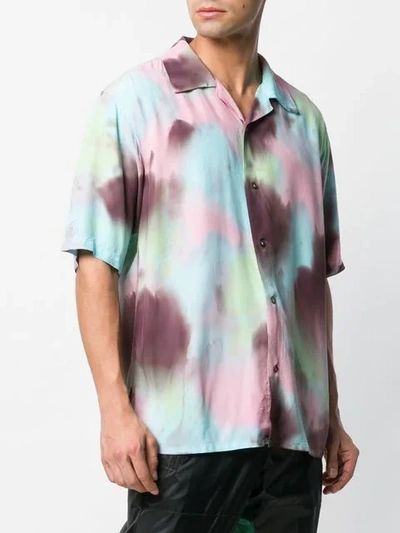 Shop Ambush Hawaiian Tie-dye Shirt In Pink