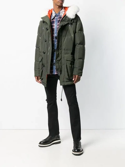 Shop Dsquared2 Shell Puffer Coat In 695
