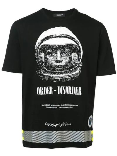 Shop Undercover Order-disorder Reflective T-shirt In Black