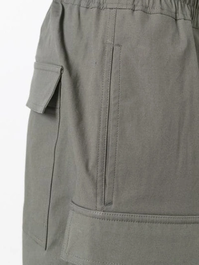 Shop Rick Owens Pod Cargo Shorts - Grey