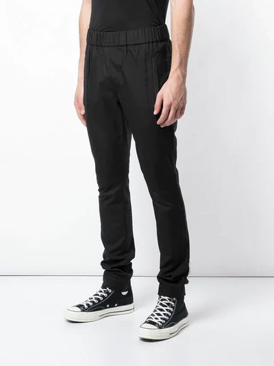 Shop Rta Tapered Trousers In Black