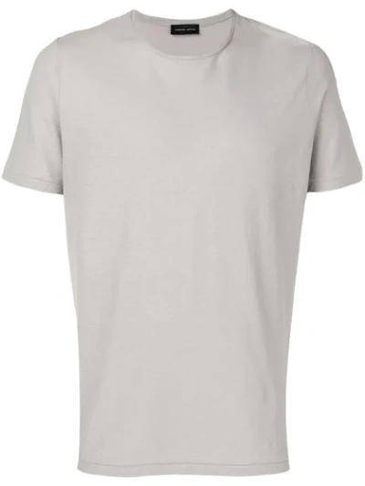 Shop Roberto Collina Round Neck T In Grey