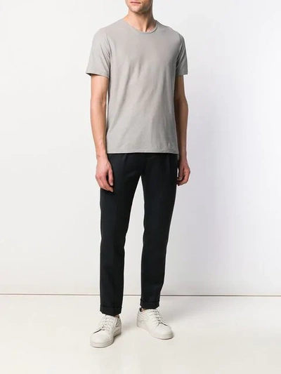 Shop Roberto Collina Round Neck T In Grey