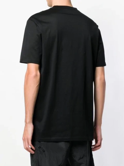 Shop Lanvin Taped Logo T In Black