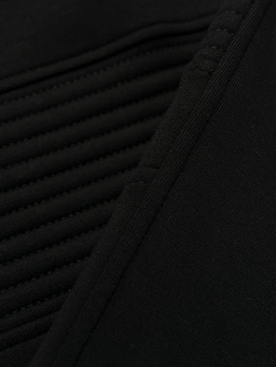 NEIL BARRETT CROPPED TRACK PANTS - 黑色