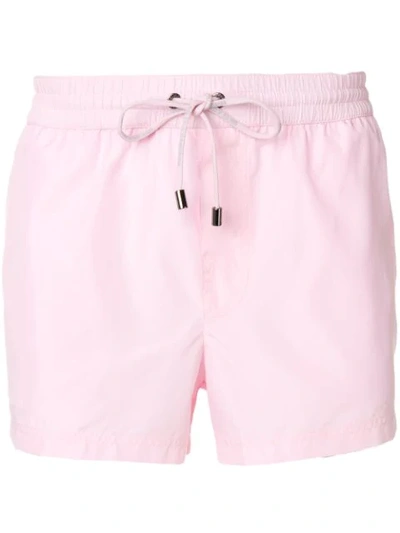 Shop Dolce & Gabbana Basic Swim Shorts In Pink