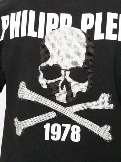 PHILIPP PLEIN SKULL POLO SHIRT - 黑色