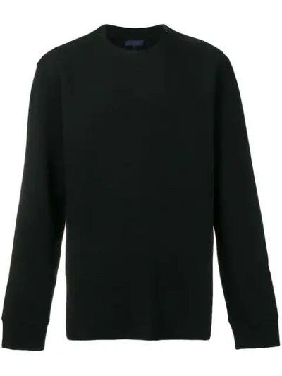 LANVIN 纯色全棉套头衫 - 黑色