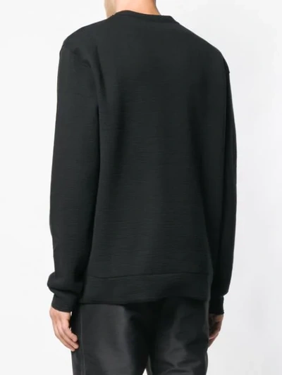LANVIN 纯色全棉套头衫 - 黑色