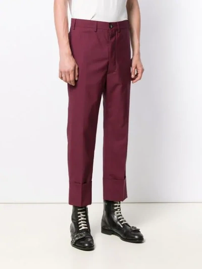 Shop Vivienne Westwood Classic Tailored Trousers In Pink