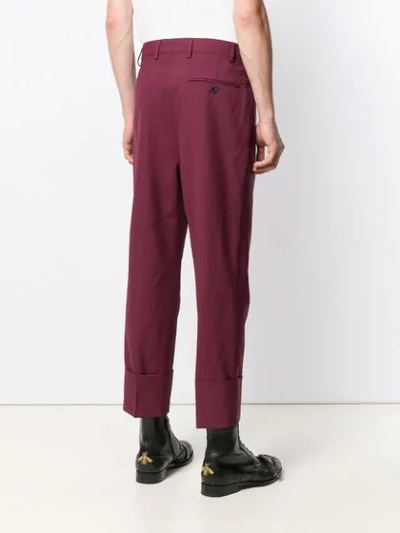 Shop Vivienne Westwood Classic Tailored Trousers In Pink