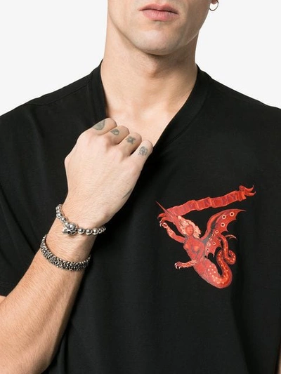 Shop Givenchy Mermaid Dragon T In Black
