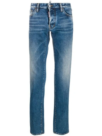 Shop Dsquared2 Jeans Mit Schmalem Bein In Blue