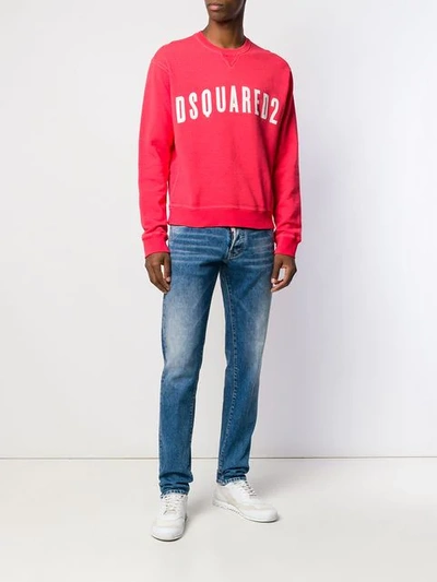 Shop Dsquared2 Jeans Mit Schmalem Bein In Blue