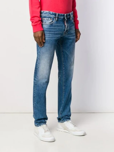 Shop Dsquared2 Jeans Mit Schmalem Bein In Blue
