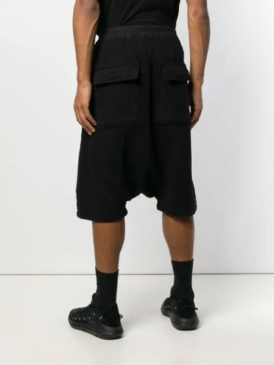Shop Rick Owens Drkshdw Drop-crotch Shorts - Black