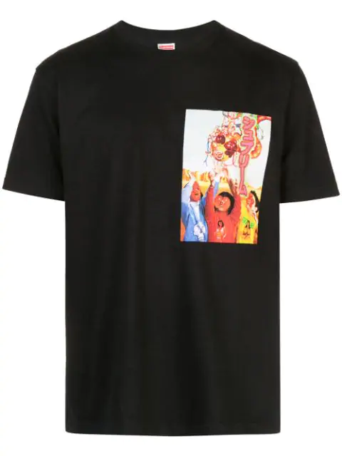 supreme print t shirt