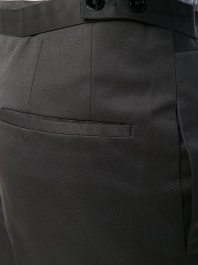 Shop Jil Sander Cropped Trousers In Grey