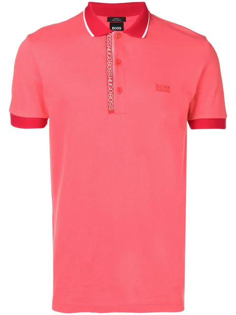 red boss polo