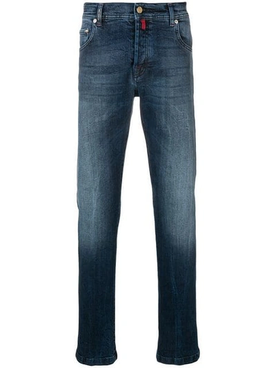 Shop Kiton Slim In Blue