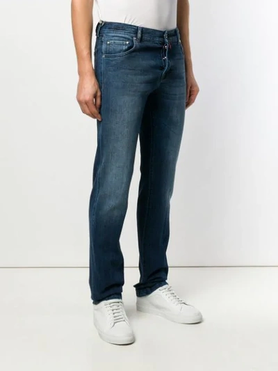 Shop Kiton Slim In Blue