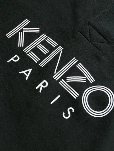 Shop Kenzo Paris Polo Shirt In Black